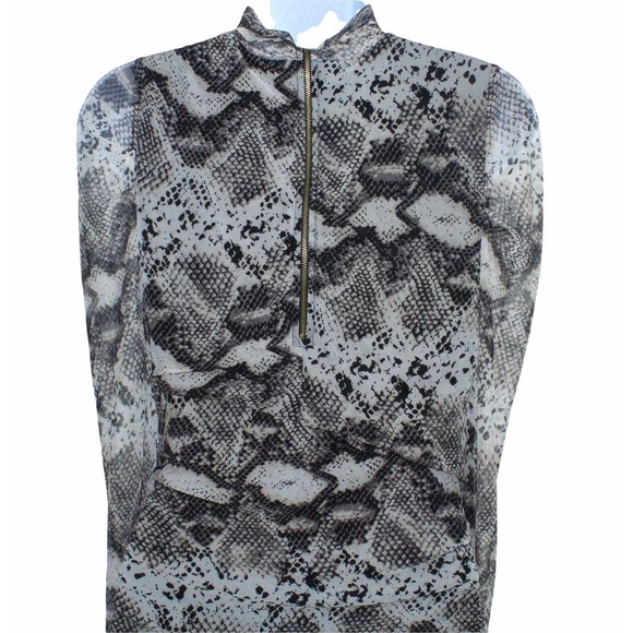 UTOWN U.S.A Women's Size Medium Rusched Animal Print Dress - Picture 6 of 10